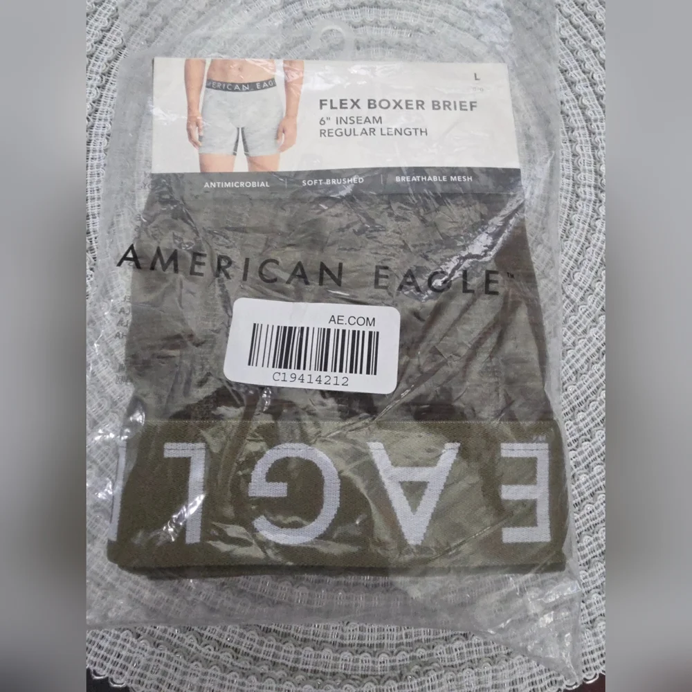 Rare No Longer Made Men's flex brief boxers underwear American Eagle AE Large